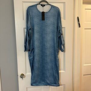 Chambray Pocket Dress